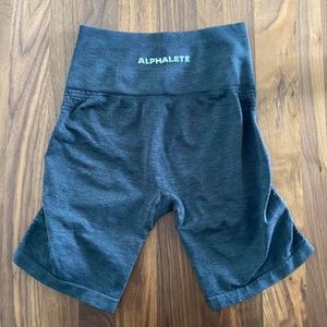 Alphalete Seamless Biker Shorts - Galaxy Grey